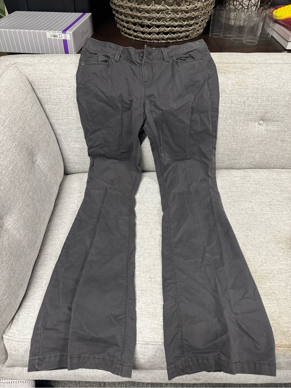 Ann Taylor Black Boot-Cut Women's Pants